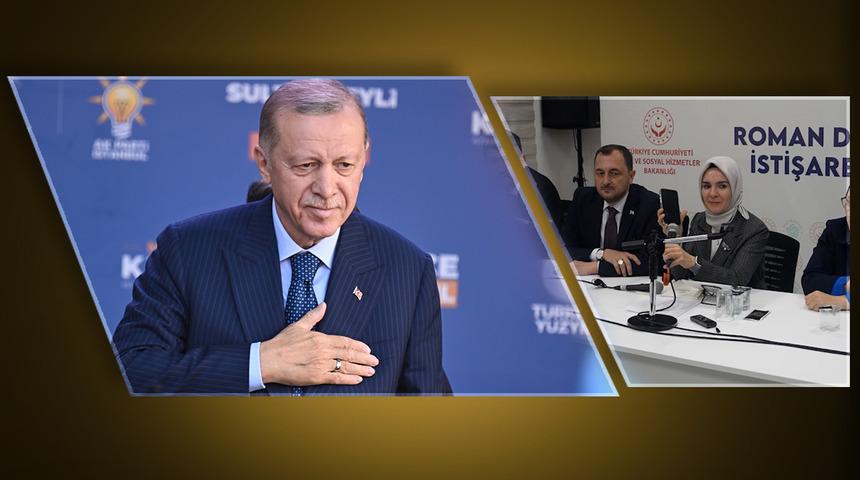 Cumhurbaşkanı Erdoğan Roman vatandaşlara hitap etti: ‘O kibirli tiplere en güzel cevap olacak’