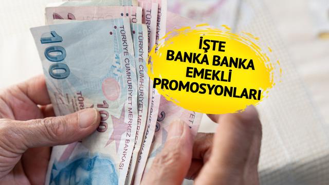 Emekli promosyonu 17 bin 500 TL'ye kadar çıkıyor! Kamu bankalarının 8-12 bin TL adımının ardından özel bankalar da açıkladı... Hangi banka ne kadar promosyon veriyor?