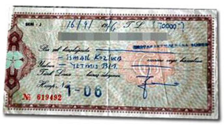 38 yıllık çekle bankaya koştu ama...