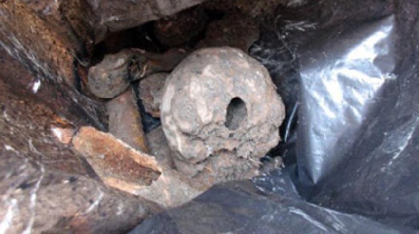 Kazıda insan kemiği bulundu!