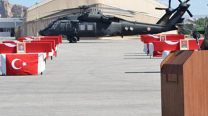 Dağlıca şehitlerine veda