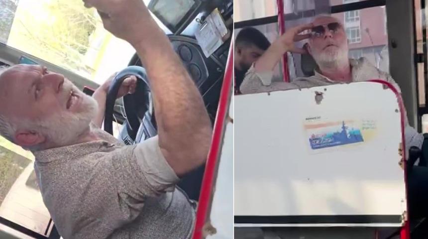 Otobüste bebek arabası katlanmayınca olanlar oldu! "Seni mermi manyağı yaparım"