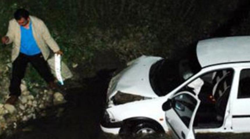 Kaza yaptığı yeri tarif edemeyince...