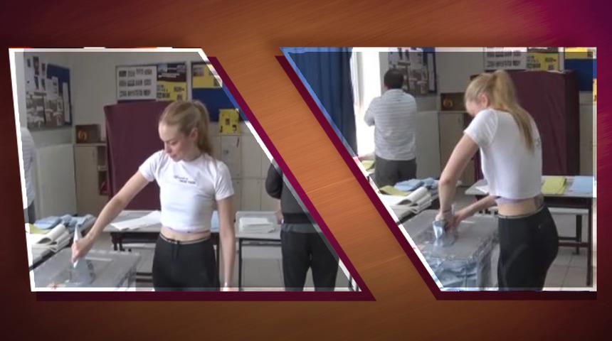 Nilperi Şahinkaya’nın sandık başında zor anları! Zarfı atamayınca...