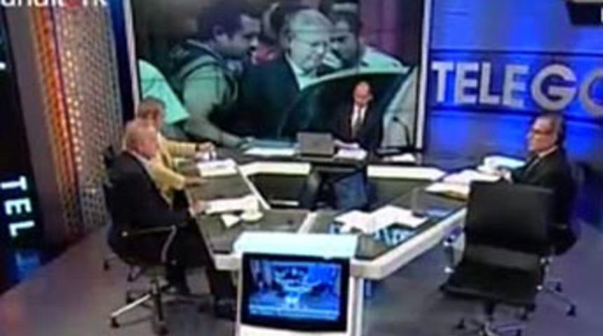 Canlı yayını terk etti