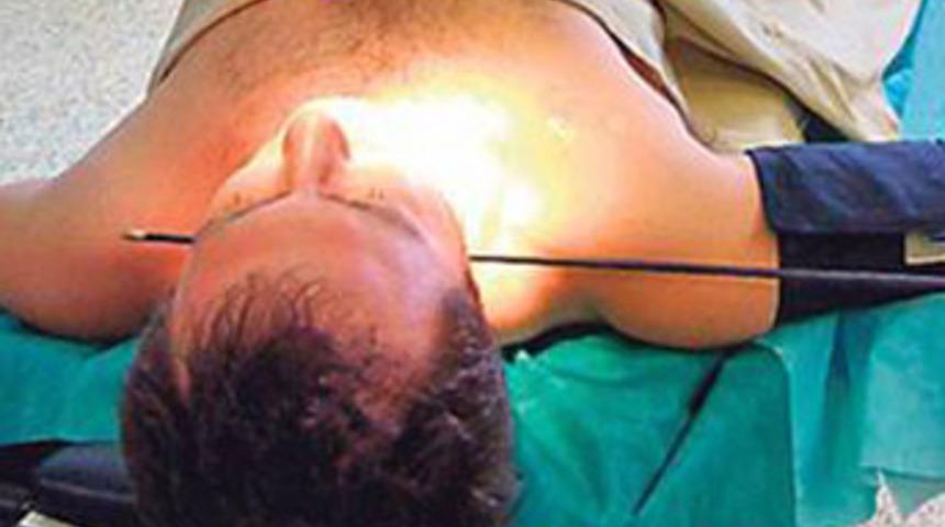 Acemi ok&ccedil;udan mucize kurtuluş!