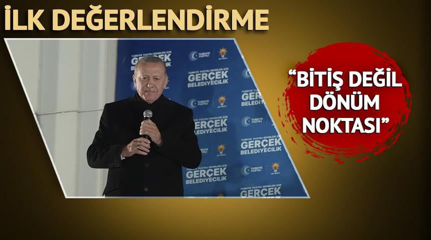 Cumhurbaşkanı Erdoğan'dan yerel seçimlerle ilgili ilk açıklama: 31 Mart bizim için bir bitiş değil dönüm noktasıdır