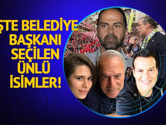 Erdal Beşikçioğlu, Hakan Peker, Gökhan Zan, Davut Güloğlu, İrfan Değirmenci yarışıyordu! İşte belediye başkanı seçilen ünlü isimler