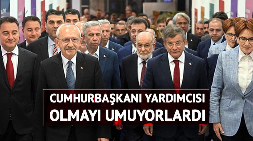 Toplayınca yüzde 5 etti: Cumhurbaşkanı yardımcılığı uman Millet İttifakı partilerinin aldığı oy oranları gündem oldu