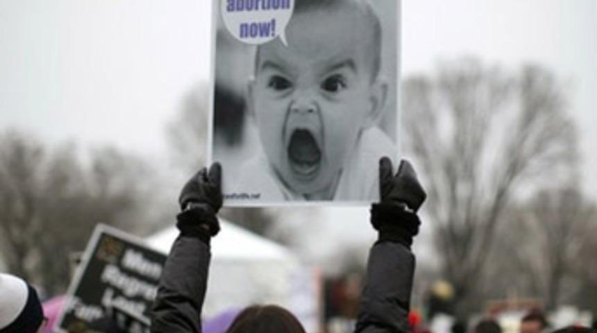 Bu da Amerika'nın kürtaj tartışması!