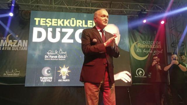 Seçimi kazanan Özlü: Şimdi proje zamanı! 100 projemizi hayata geçireceğiz