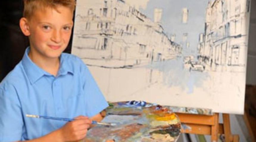 9 yaşında milyonerliğe koşuyor