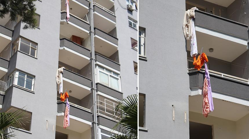 Hırsızlık için 8. kattaki daireye girdi! Çarşafla balkondan inmek isteyince düşüp hayatını kaybetti