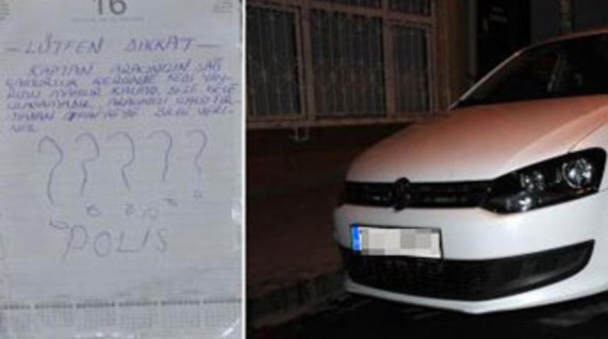 Dikkat, kedi var! İmza: Polis