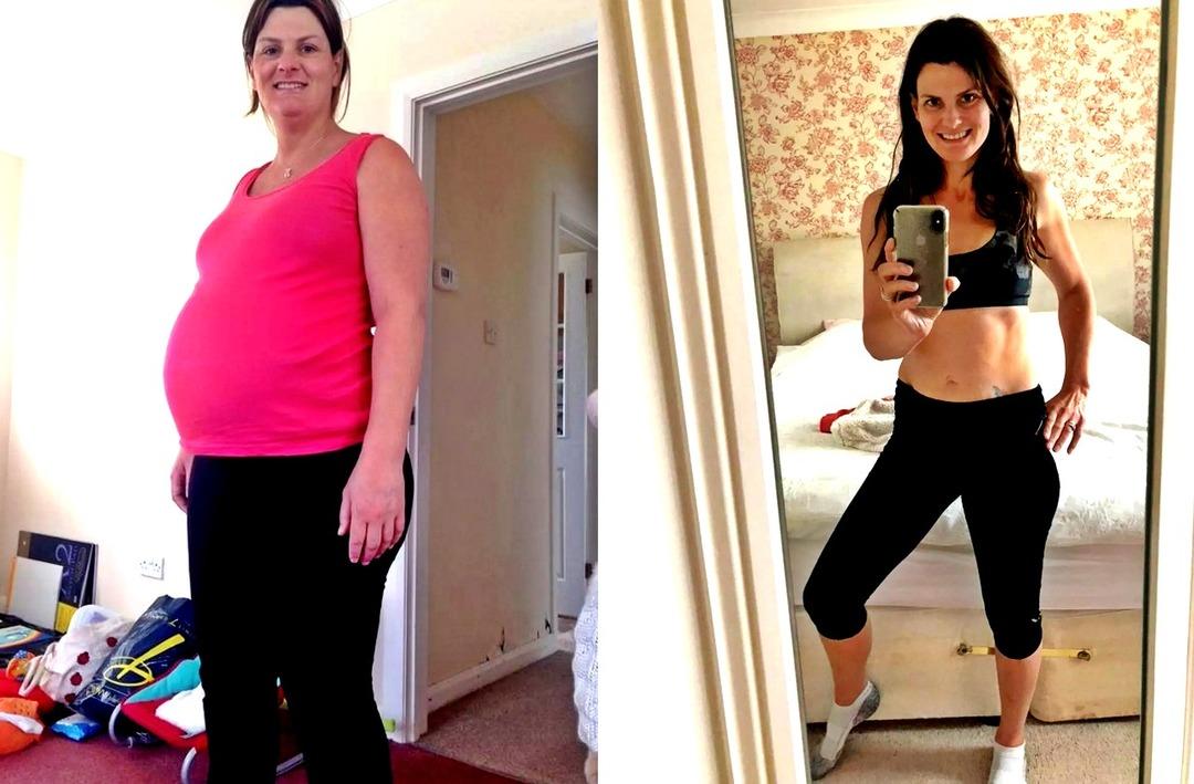 Aldığı kilolar y&uuml;z&uuml;nden depresyona giren anne basit bir t&uuml;yo uyguladı! Sadece 3 ayda 15 kilo verdi