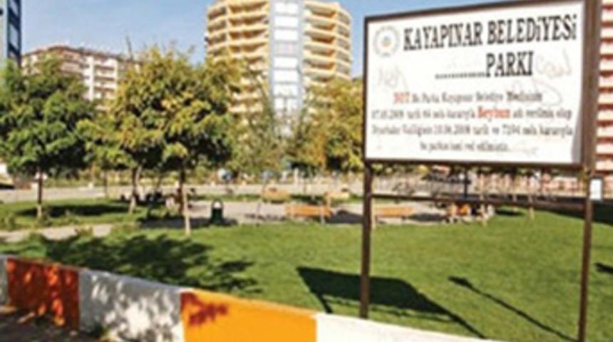 Kürtçe park isimleri iptal edildi!