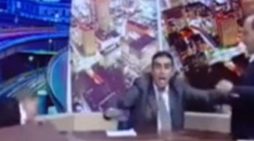 Canlı yayında inanılmaz olay