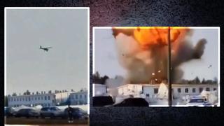 Kamikaze saldırısı! Tataristan'dan gelen görüntüler olay yarattı... Rusya'nın drone ürettiği tesiste peş peşe patlama