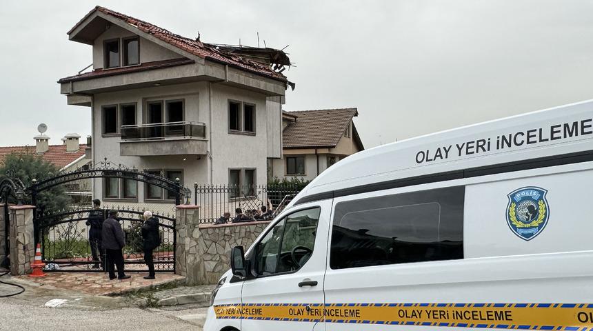 Bursa'da villada çıkan yangında ölen kişinin cinayete kurban gittiği belirlendi