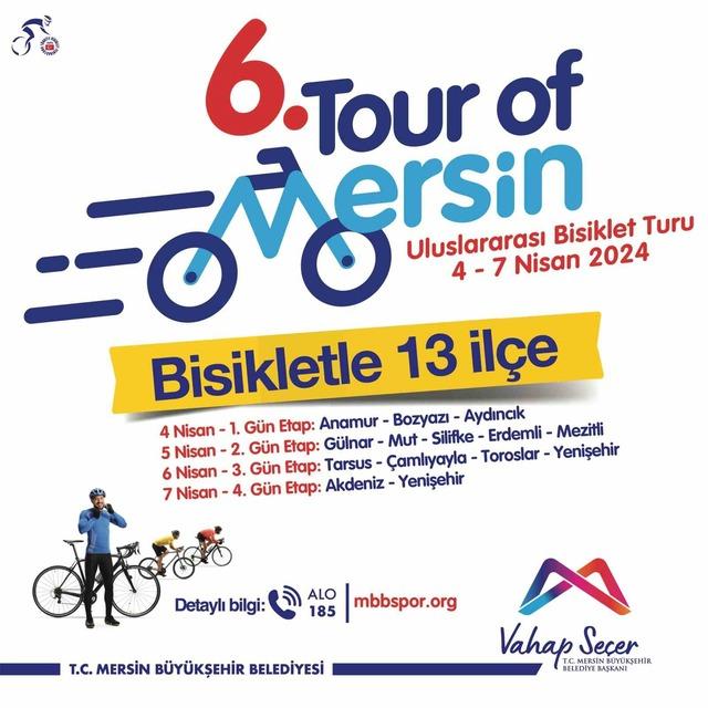 Tour Of Mersin Uluslararası Bisiklet Turu başlıyor