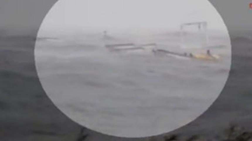 G&ouml;l&uuml;n ortasında can pazarı