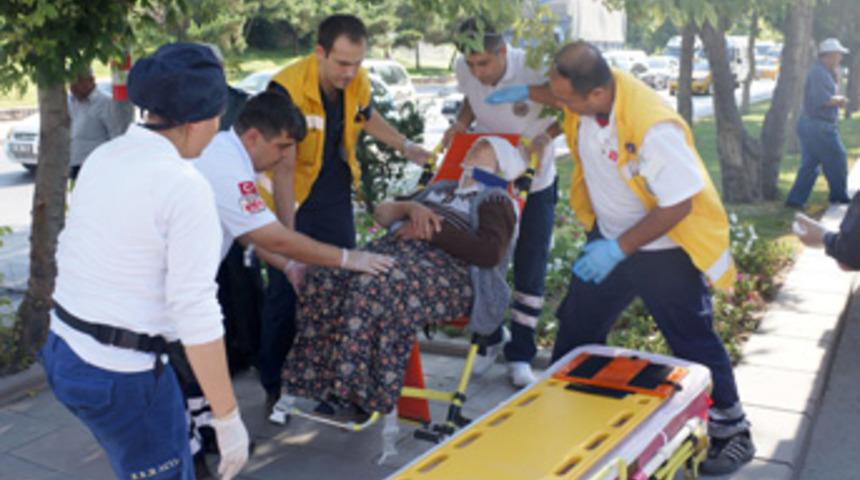 Ankara'da dolmuş kazası: 5 yaralı!