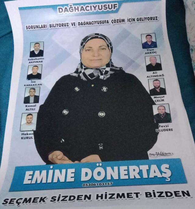 Alaşehir’in ilk kadın muhtarı Emine Dönertaş oldu