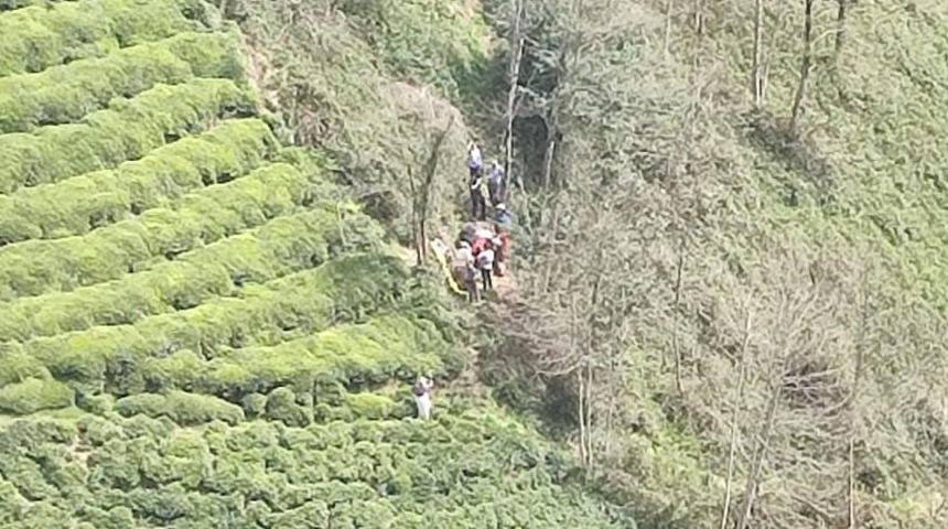 Rize’de ilkel teleferikten düşen 2 kişi ağır yaralandı
