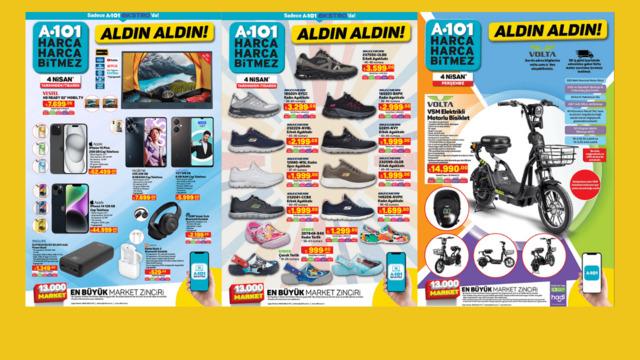 A101'e iPhone 15 Plus geliyor! İşte 4 Nisan Perşembe A101 Aldın Aldın Kataloğu