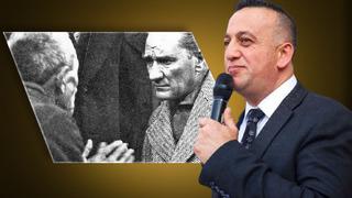 Hafızalara kazınan fotoğraftaki dedesiymiş! Atatürk'e derdini anlatan adamın torunu CHP'den belediye başkanı oldu... O detayı Özgür Özel anlattı