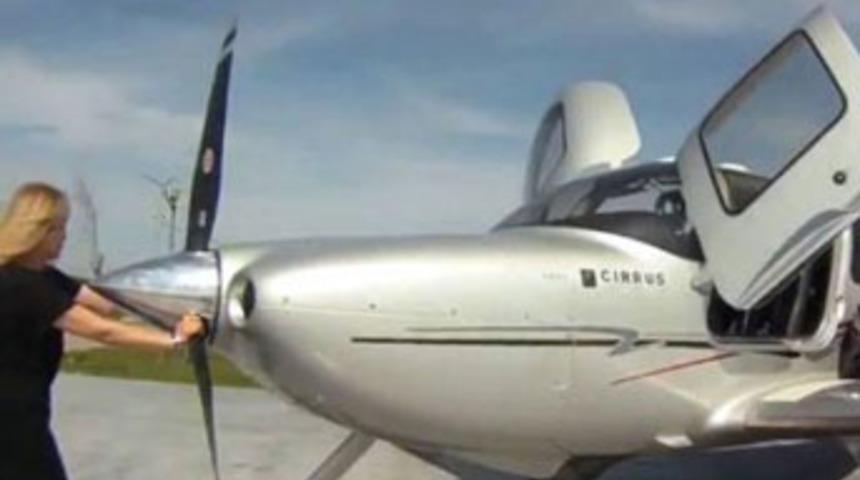 U&ccedil;ak enkazında sır ayak