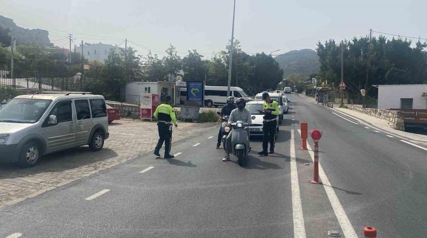 Bodrum’da 189 sürücüye 387 bin lira ceza