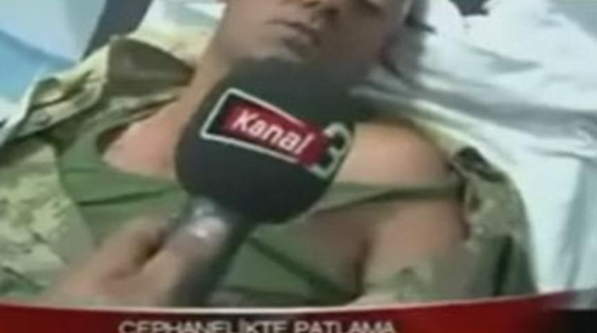 Yaralı asker dehşet anlarını anlattı