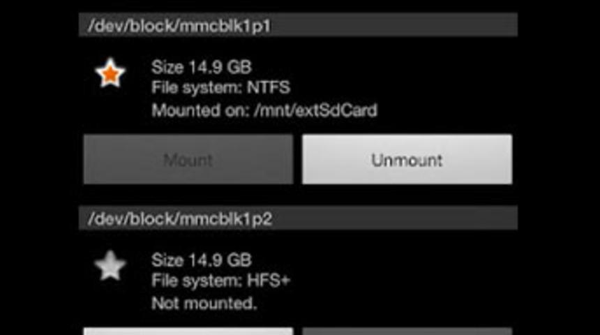 G&uuml;n&uuml;n mobil uygulaması: Paragon NTFS & HFS+