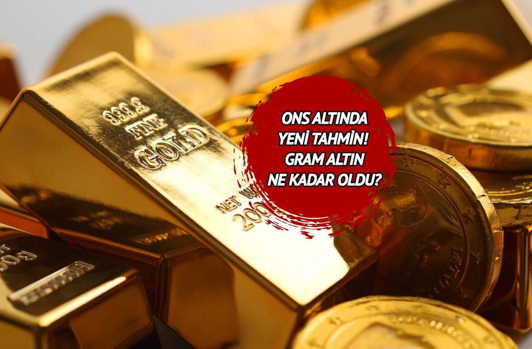 Altın fiyatları kritik seviyeyi aşıp rekor kırmıştı! 200 dolar detayı! Dev bankadan altın i&ccedil;in yeni zirve tahmini...