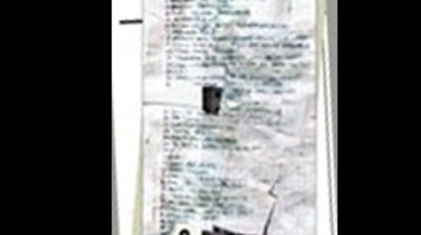 Şüpheleri güçlendiren kağıt