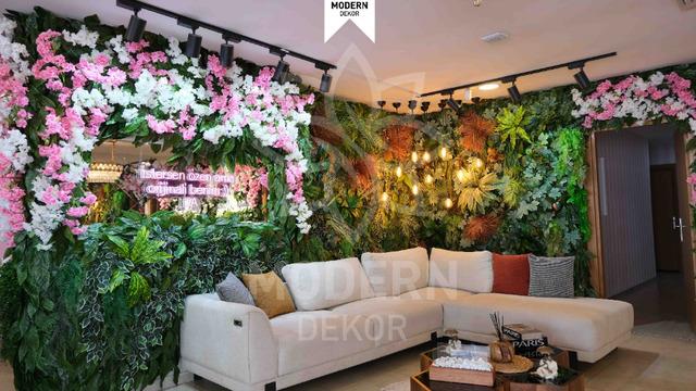 Modern Dekor yapay çiçek dekorasyon fikirleri