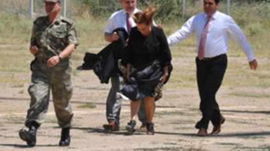 Kadın vekilin zor anları!