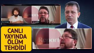 Canlı yayında İmamoğlu'nu ölümle tehdit etti! Skandal anlar: Ya ben ya başka biri onu yaşatmaz
