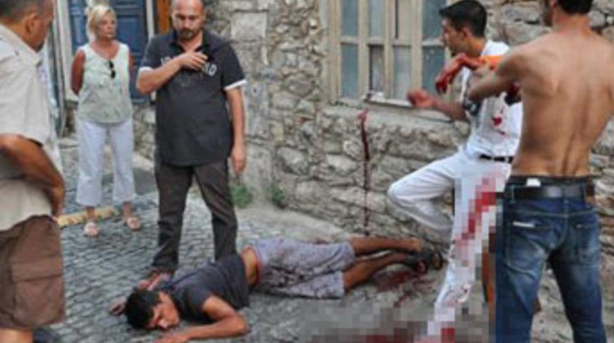 Yan baktın kavgası!