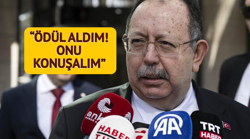 Gazeteciler ısrarla seçimi sordu! YSK Başkanı'nın yanıt olay oldu: Ödül aldım biraz da onu konuşalım
