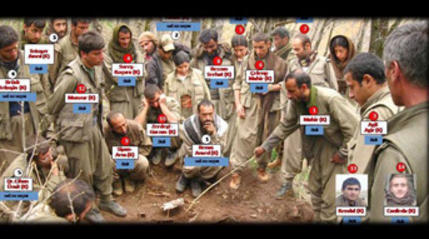 O PKK'lılar &ouml;ld&uuml;r&uuml;ld&uuml;