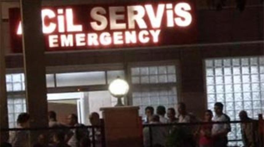 Hastaneye giderken &ouml;ld&uuml;r&uuml;ld&uuml;!