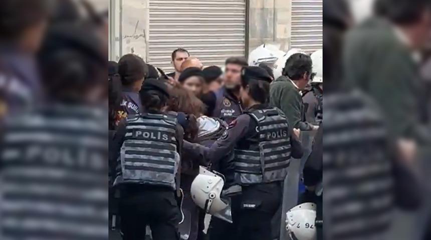 İstanbul'daki İsrail protestosunda gözaltına alındılar! Bakan Yerlikaya'dan açıklama: '2 emniyet görevlisi açığa alındı'