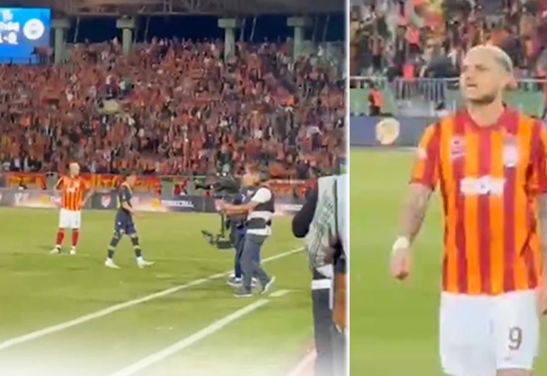 Fenerbah&ccedil;eli gen&ccedil; oyunculara Icardi'den olay yaratan tepki! Koşarak yanlarına gitti ve...
