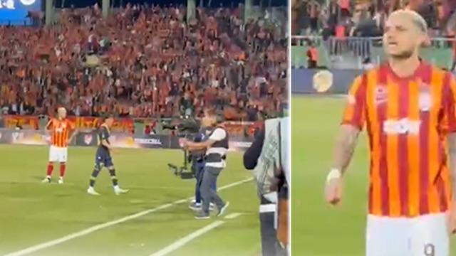 Fenerbahçeli genç oyunculara Icardi'den olay yaratan tepki! Koşarak yanlarına gitti ve...