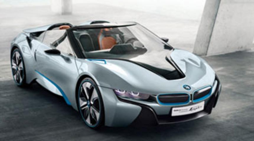 BMW&rsquo;nin elektrikli r&uuml;yası i8 Spyder