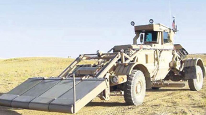 Mayına karşı Husky