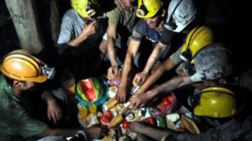 Maden ocağında sahur!