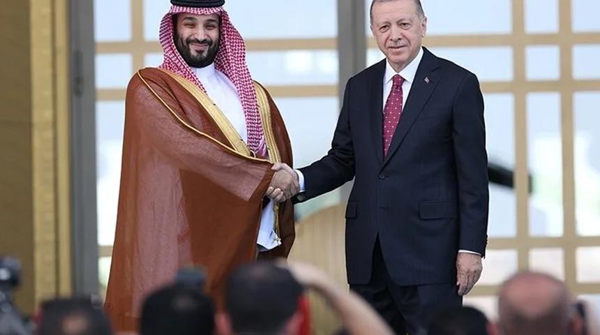 Cumhurbaşkanı Erdoğan ile Suudi Arabistan Veliaht Prensi Selman telefonda görüştü!  